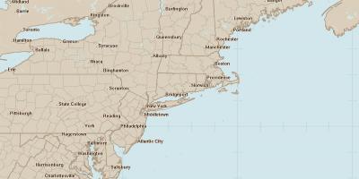 Radarovú mapu Philadelphia