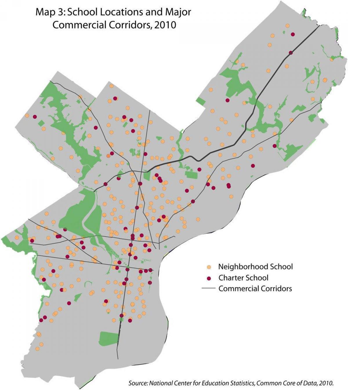 Philadelphia school district mapu