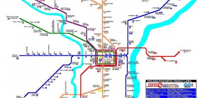 Philadelphia mass transit system mapu