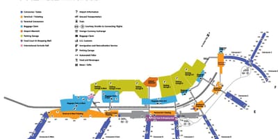 Mapa phl brány