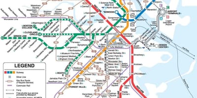 Septa metro mapu