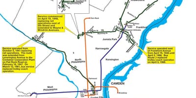 Mapa Septa vozíka